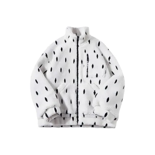 LA CRAWFISH Velvet feel Coat Women's White