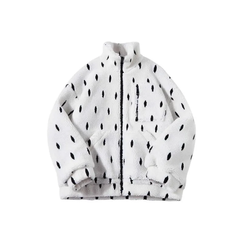 LA CRAWFISH Velvet feel Coat Women's White-0