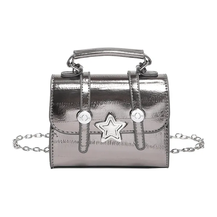 TOUTSEUL YOLO PU One Shoulder Handbag Women's Aurora Silver/Silver/Gunmetal/Pink/Gold-10