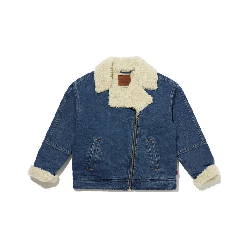 Levis Faux shearling trim Jacket-0