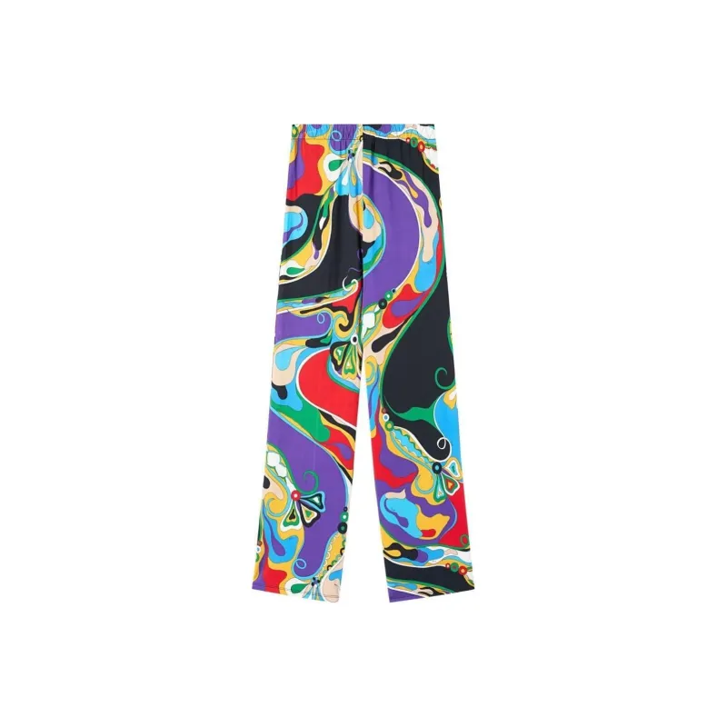 EMILIO PUCCI Orchidee Print Trousers-0