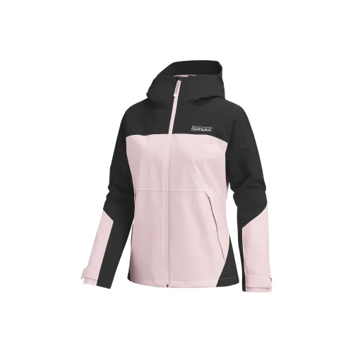 Skechers Waterproof And Windproof Windbreaker Jacket Women's Gray Pink