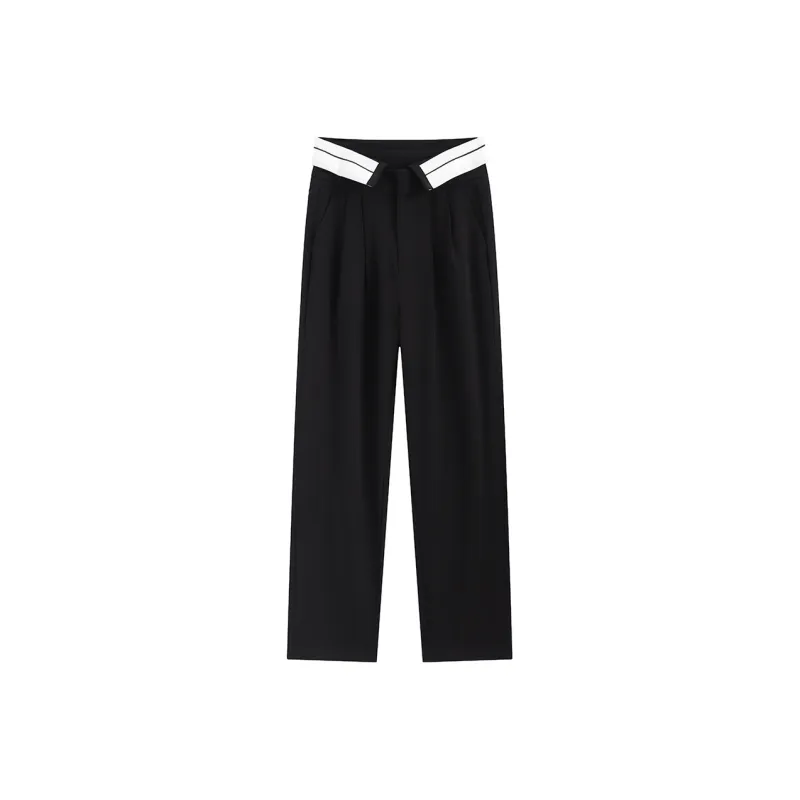 Garbege Casual Pants Women's Black-2