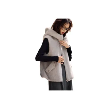 Mo Han Yi Mei Vest Women's Elephant Gray