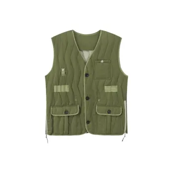 NO ONE ELSE Vest Unisex Mustard Green