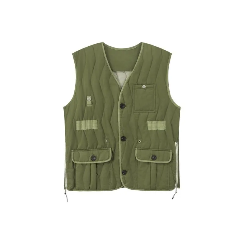 NO ONE ELSE Vest Unisex Mustard Green-0
