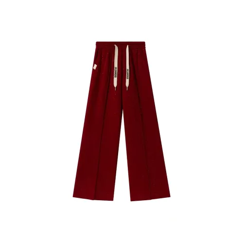 Oudifu Casual Pants Women's Ancora Red