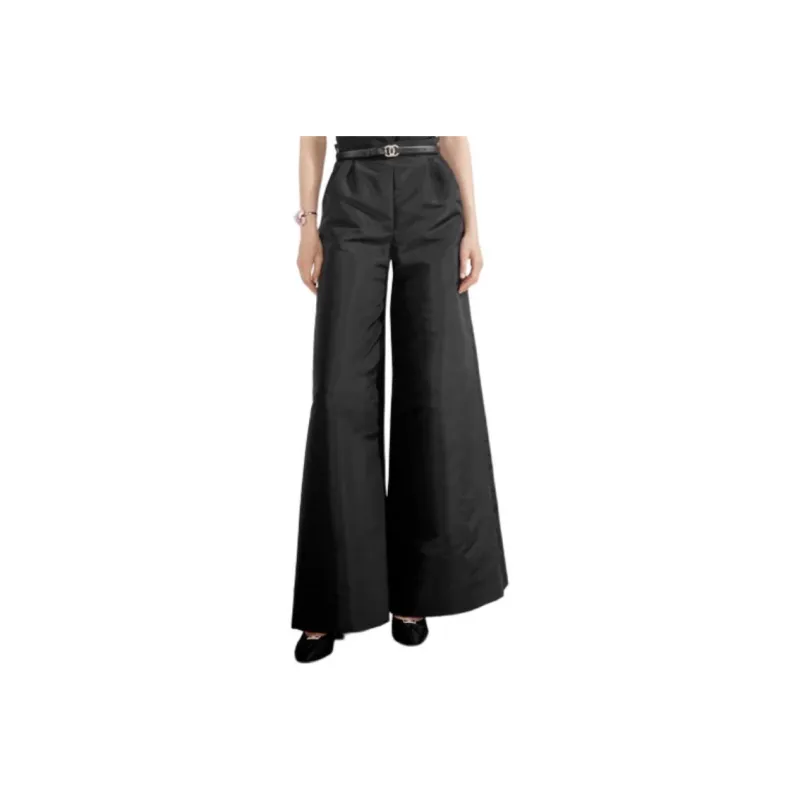 CHANEL Casual Pants Women's Black-0