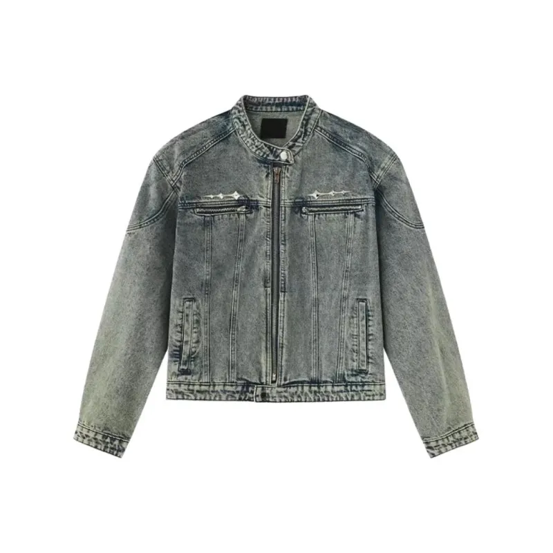 LESS BEARS Denim Jackets Unisex-3