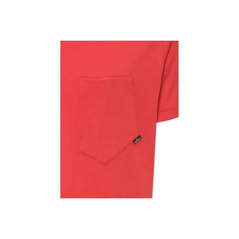 STONE ISLAND T Shirts Men Red-2