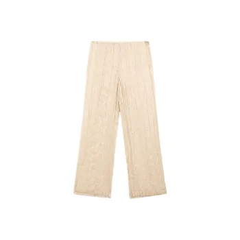 Massimo Dutti Casual Pants Women's Yellow