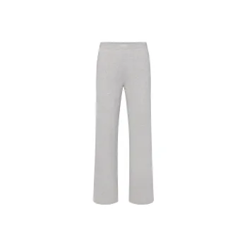 SKIMS Holiday Collection FW24 COTTON RIB PANT Casual Pants Women's LIGHTHEATHER GREY/Light Heather Gray