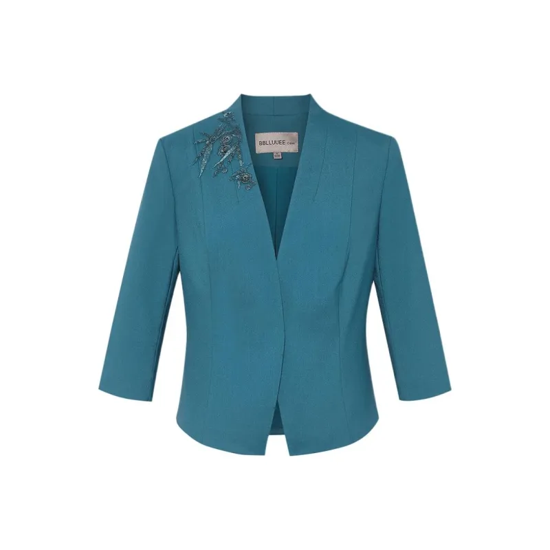 BBLLUUEE Business Suit Women's Copper Green-0