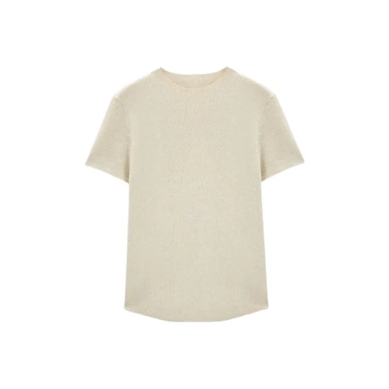 Love to serve Knitwear Women's Beige Gray-1