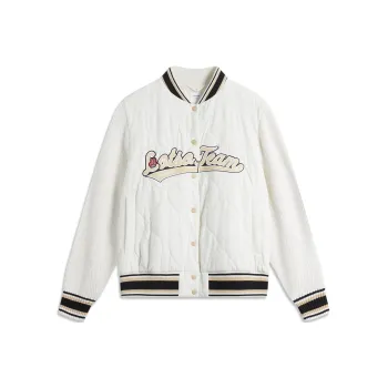 LiNing x Disney Puffer Jacket Women's Ivory