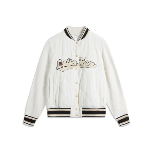 LiNing x Disney Puffer Jacket Women's Ivory