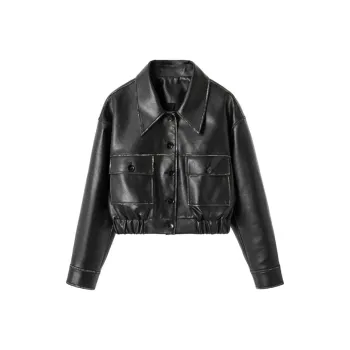 EKOOL Leather Jacket Women's Black