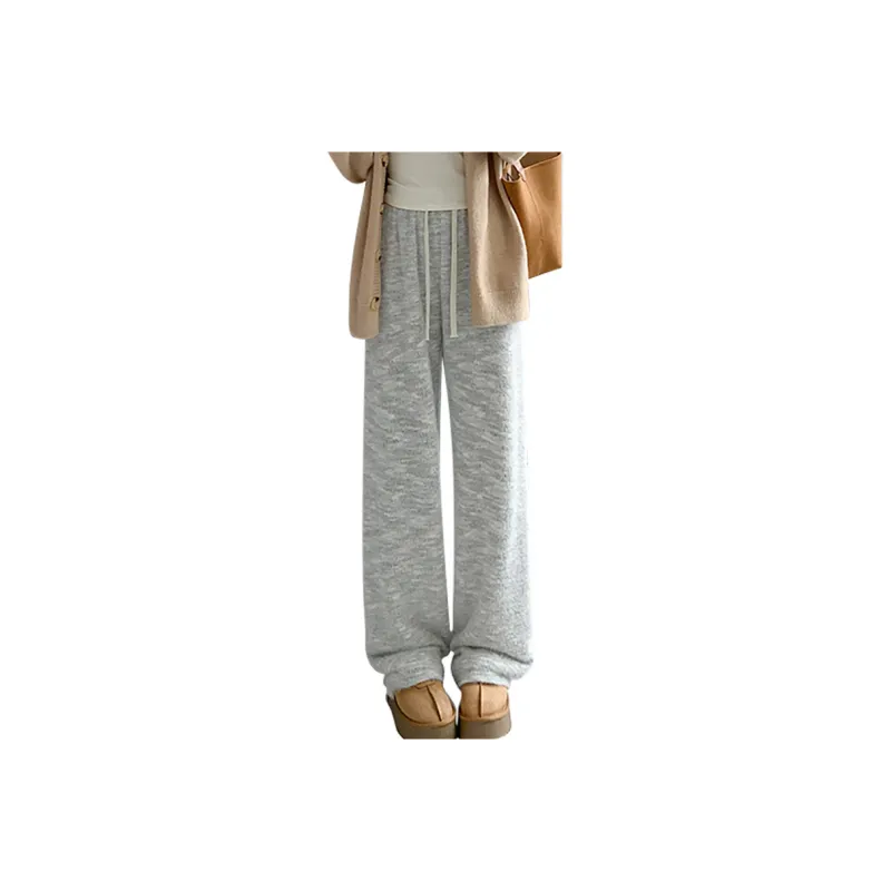 Ya Sheep People Casual Pants Women's Light Gray-0
