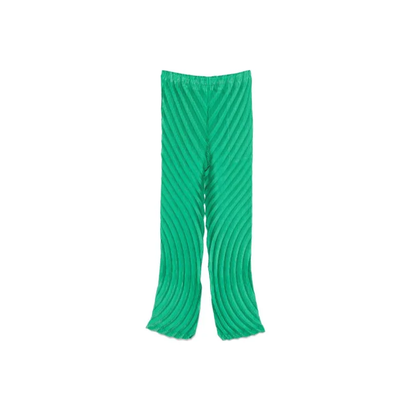 ISSEY MIYAKE Nuance Pleats Solid Trousers-0