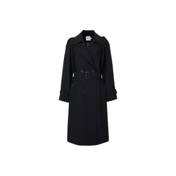 Hopeshow Trench Coat Women's Navy Blue