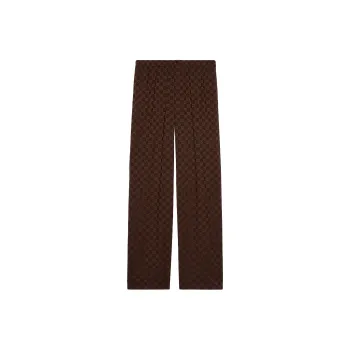 GUCCI GG-jacquard Straight-leg Trousers