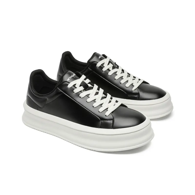 MODENGPAN Lightweight Breathable Height Increasing Low Top Skateboard Shoes Men's-1