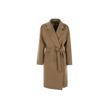 MaxMara Melinda Belted Long Sleeved Coat