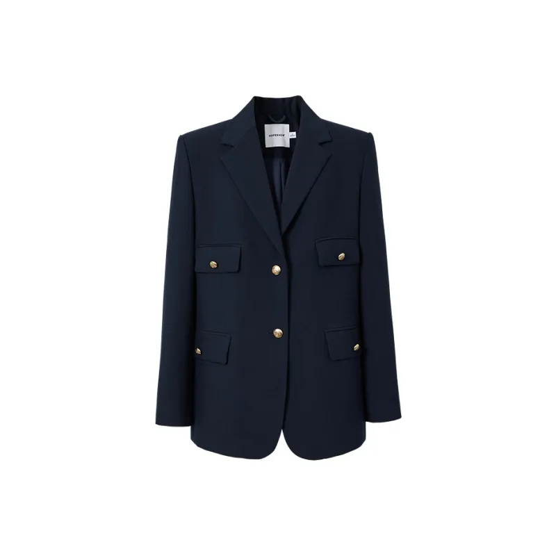 Hopeshow Business Suit Women's Navy Blue-0