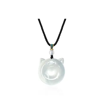 JIAOSHIYU Natural Serpentine Jade Pendants Unisex