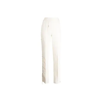 Jacquemus Embroidered High Waist Tailored Trousers