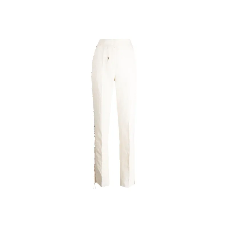 Jacquemus Embroidered High Waist Tailored Trousers-0