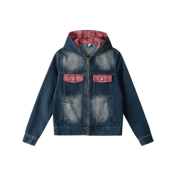 CUWU Denim Jackets Unisex Blue