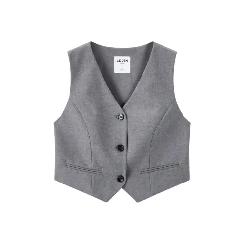 LEDIN Vests Women's Tin Gray In Stock