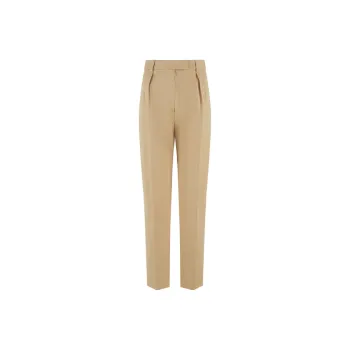 MaxMara Studio Casual Pants Women's Wheat Yellow