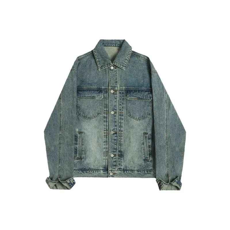 PLUSONEONE+ Denim Jacket Unisex Dark Blue-0