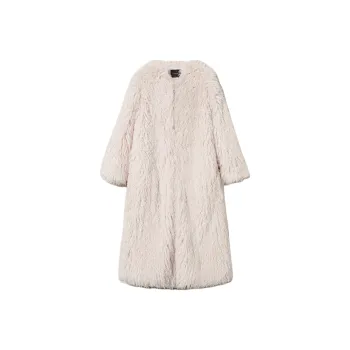 Twinset Faux fur Long Coat