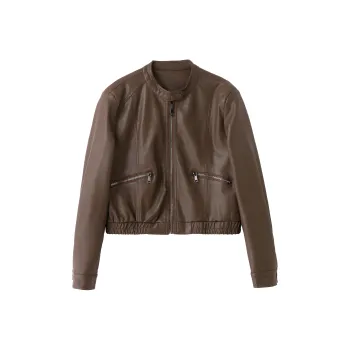 Yi Mengyuan Leather Jacket Women's