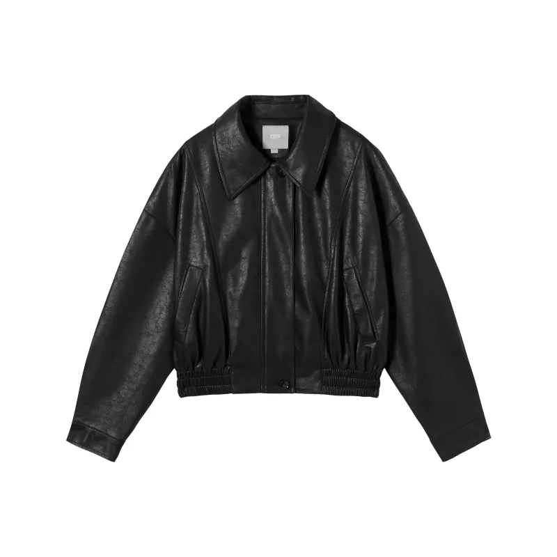 DIALOGUE Leather Jacket Women's-2