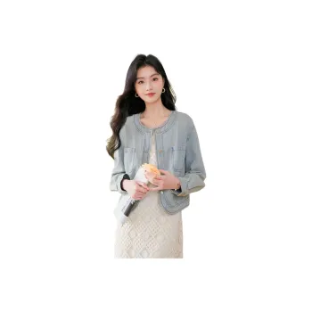 Like The Age Of Water Denim Jacket Women's Blue