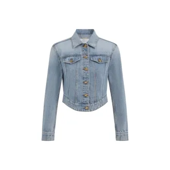 Zimmermann SS25 Denim Jacket Women's Blue