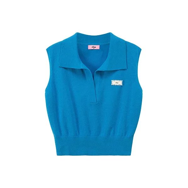 CHUU Vests Women's Electric Blue-0
