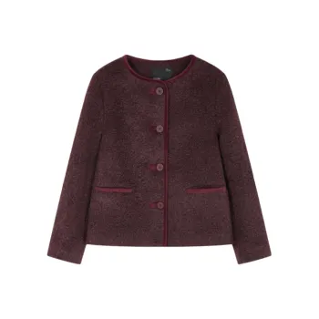 IHIMI Velvet feel Coat Women's Grape Purple