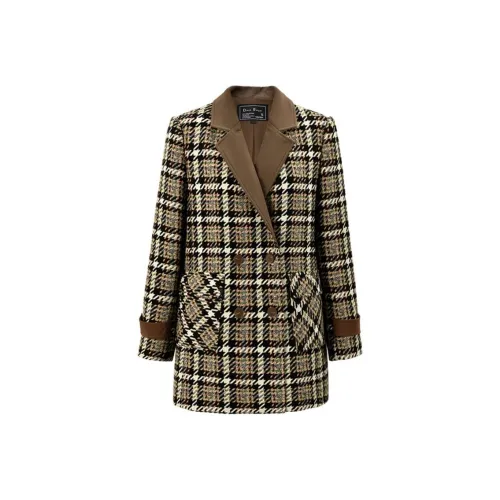 DIFFIE RIEGER Coats Women's Coffee