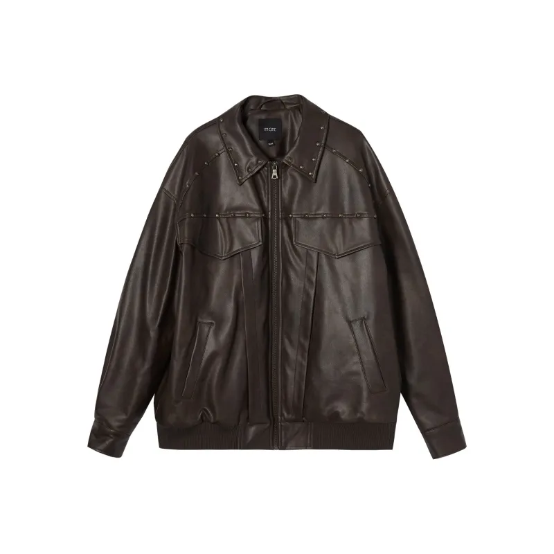 I'M ONE Leather Jackets Women's-0