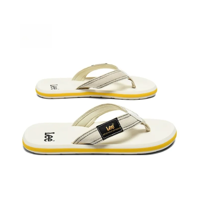 Lee Sunset 2.0 EVA Stitching Slip Resistant Slide Slippers Men's White-1