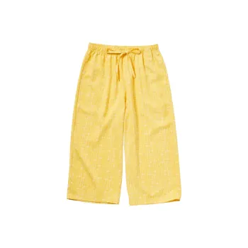 Miffy X UNIQLO Casual Pants Women's Bright Yellow