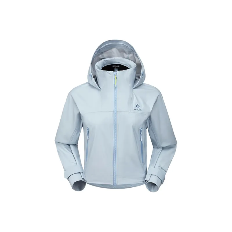 KAILAS Waterproof And Windproof Windbreaker Jacket Women's Green Jade-3