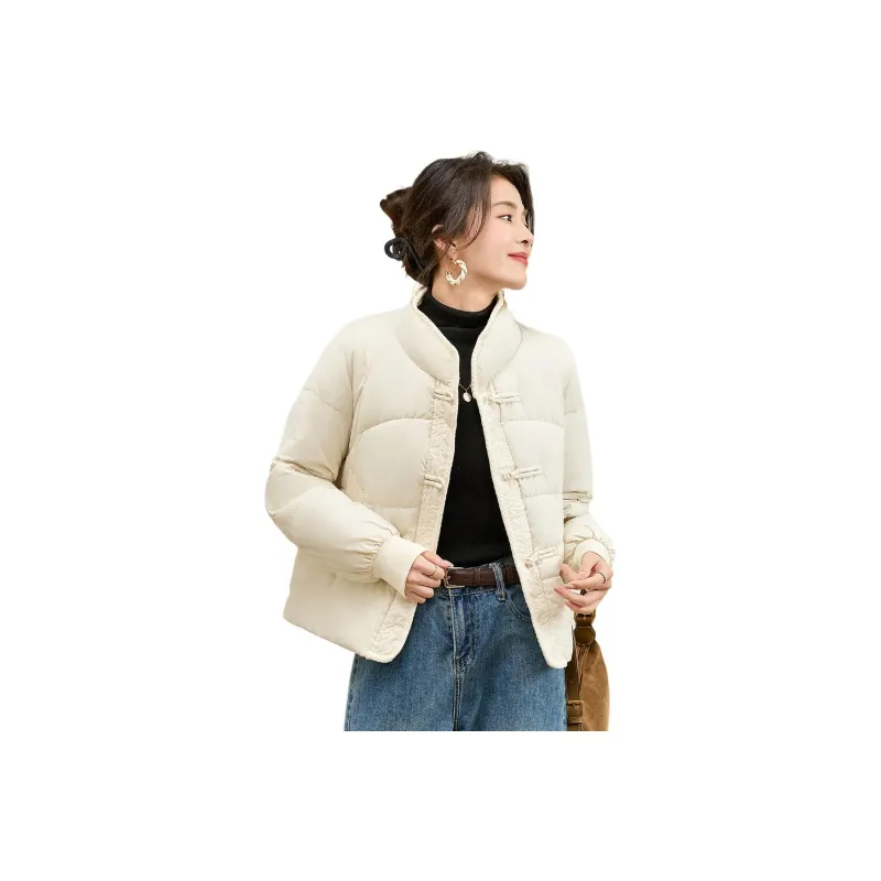CARBAMMI Puffer Jacket Women's Ecru-0