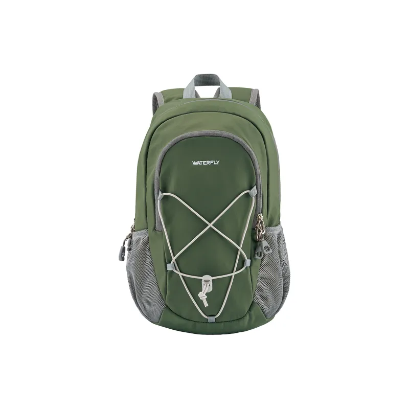 WATERFLY Nylon Fabric Backpack Medium Size Unisex Multicolor-9