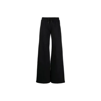 OFF WHITE Piping Detail Cotton Track Pants Black
